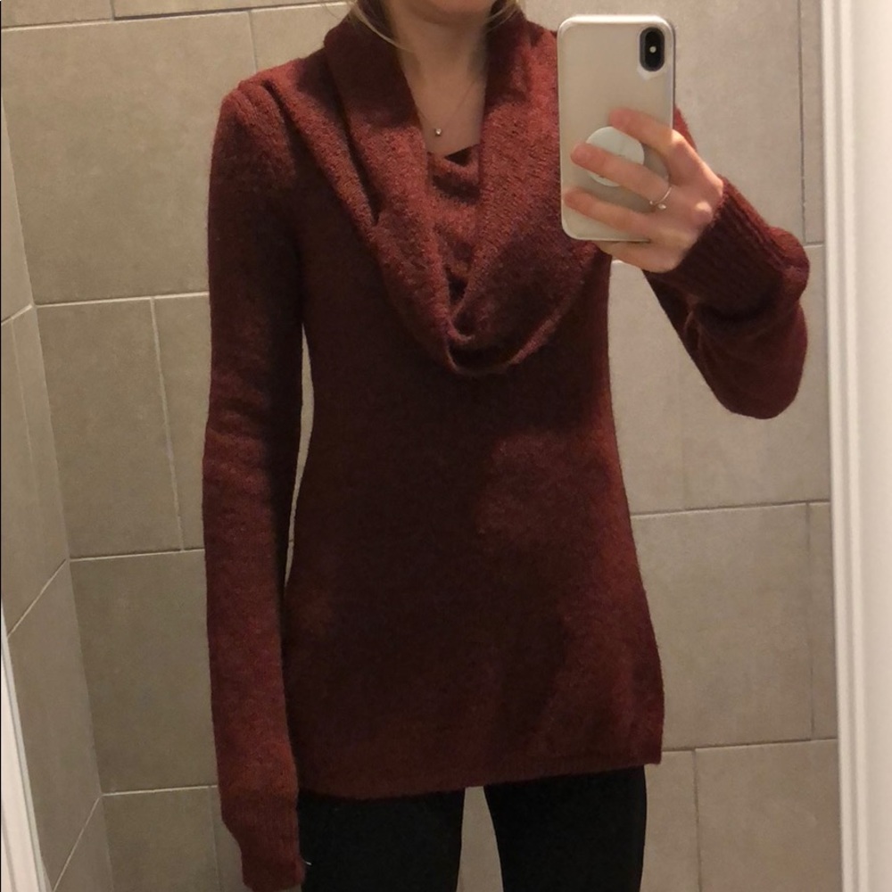 Cowl Neck Tunic Sweater